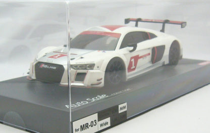 京商ミニッツ ( MINI-Z ) オートスケールコレクション（ボディセット）MZP234AS アウディ R8 LMS 2015 ホワイト Audi Sport - 画像 (3)